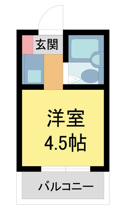 西宮市中前田町(JR東海道本線(近畿)西宮)のマンション賃貸物件 間取画像