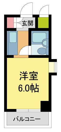 西宮市北名次町(阪急甲陽線苦楽園口)のマンション賃貸物件 間取画像
