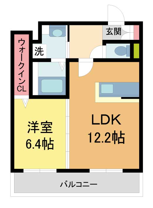 芦屋市翠ケ丘町(JR東海道本線(近畿)芦屋)のマンション賃貸物件 間取画像