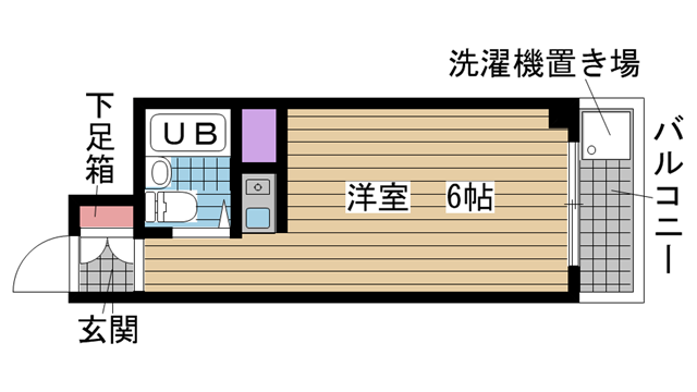 神戸市中央区北長狭通（ＪＲ東海道本線（近畿）神戸）のマンション賃貸物件 間取画像