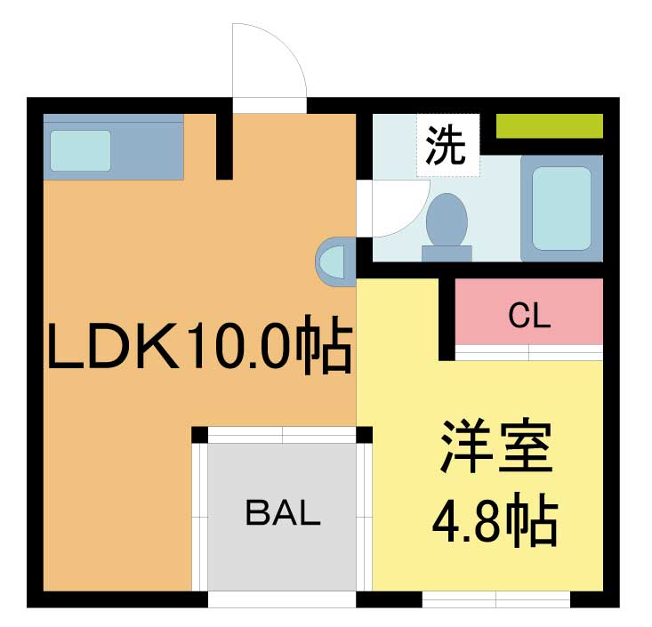 芦屋市上宮川町(JR東海道本線(近畿)芦屋)のマンション賃貸物件 間取画像