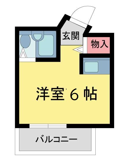 西宮市深津町(阪急神戸線西宮北口)のマンション賃貸物件 間取画像