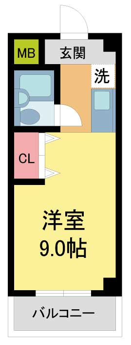 西宮市上田東町(阪神武庫川線武庫川団地前)のマンション賃貸物件 間取画像