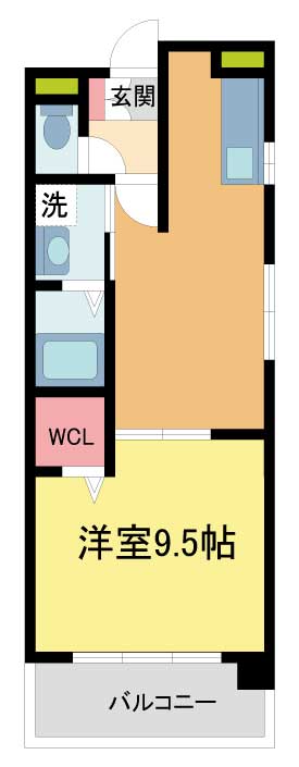 芦屋市茶屋之町(阪神本線芦屋)のマンション賃貸物件 間取画像