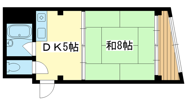 神戸市中央区北長狭通(JR東海道本線(近畿)三ノ宮)のマンション賃貸物件 間取画像