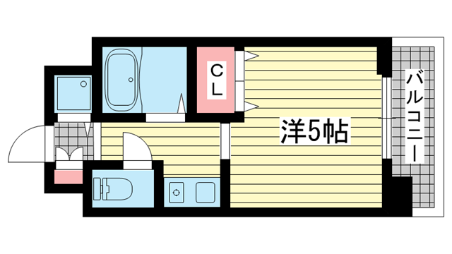 神戸市中央区八雲通(阪急神戸線春日野道)のマンション賃貸物件 間取画像