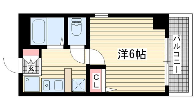 神戸市東灘区御影本町(阪神本線御影)のマンション賃貸物件 間取画像